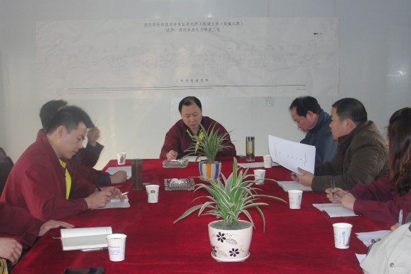 华萃路桥公司总经理孙飙一行前往各项目工地检查工作